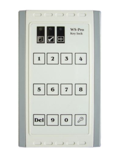 Érintőgombos, 2 relés, 9-15VDC, WS KeyLock-23F